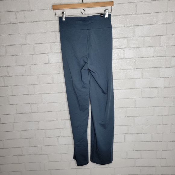 Puma Slate Blue Stretchy Wide Bootcut Yoga Pants - Picture 5 of 7